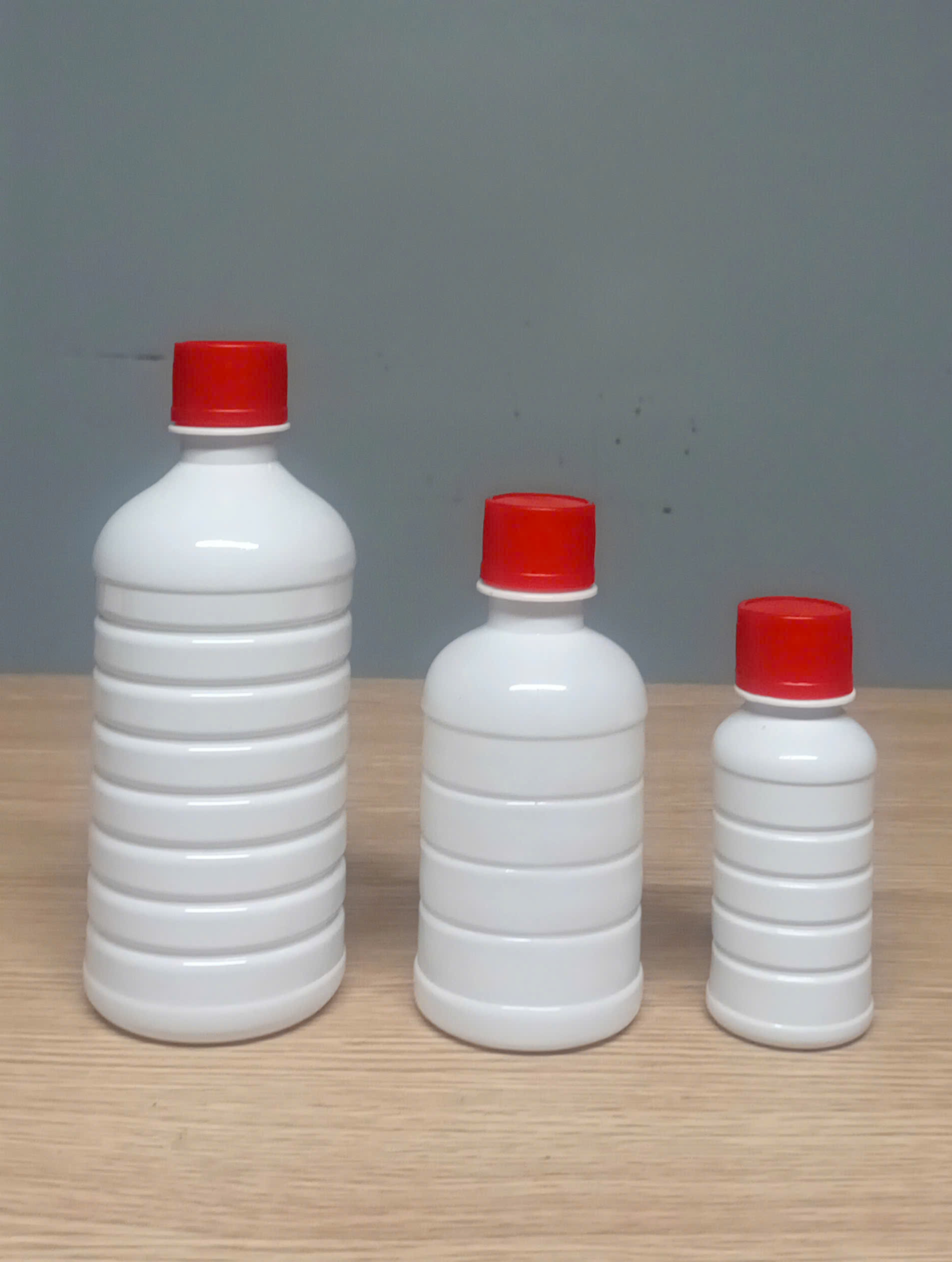 Chai nhựa PET 100ml, 250ml,500 ml (Trắng vân)